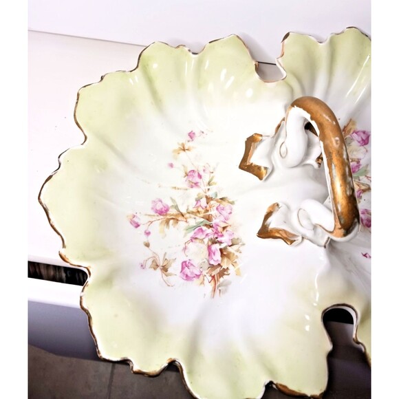 Joseph Schachtel J.S. Germany Antique Porcelain Lobster Dish Serving Platter - Picture 13 of 13